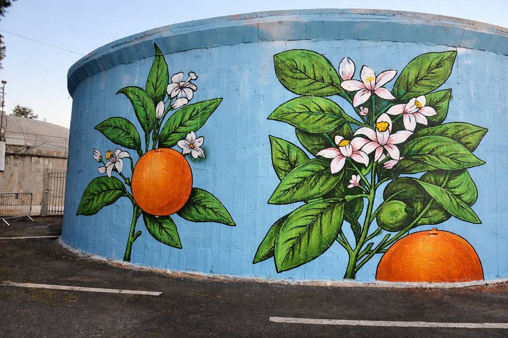 ציור על מבנה ציבורי · כפר סבא